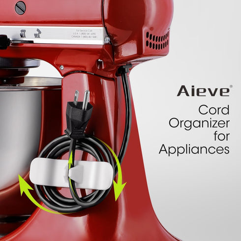 Aieve Cord Organizer for Kitchen Appliances, Cord Wrapper Cord Holder for Appliances...