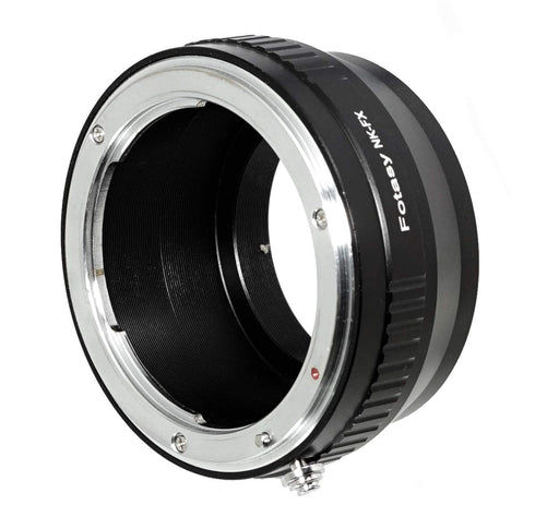 Fotasy Copper Nikkor Lens to Fuji X Adapter, NK F Mount to X Adapter, Compatible with Fujifilm X-Pro1 X-Pro2 X-Pro3 X-E2 X-E3 X-A10 X-T1 X-T2 X-T3...
