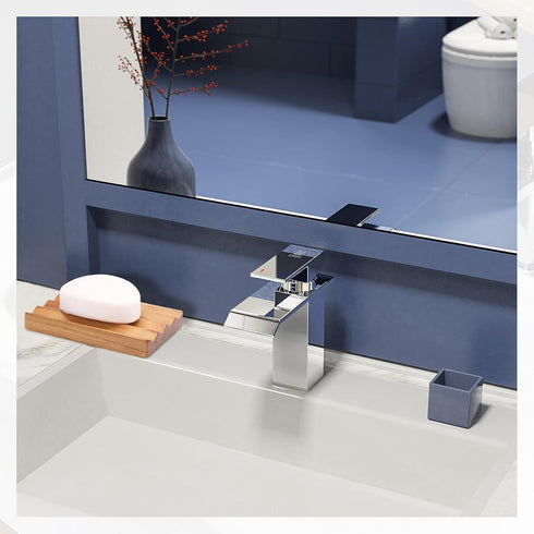 Teak Soap Dish for Shower by HTB, Wood Decorative Bath Soap Holder Heightened Base Design to Keep Soap Dry in Kitchen, Bathroom, Sink, Bathtub, Cu...