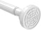 TEECK Shower Curtain Rod, 48-85 inch Adjustable Tension Spring, Shower Curtain Rod Tension, Premium Stainless Steel, Anti-Slip, No Drilling, No Ru...