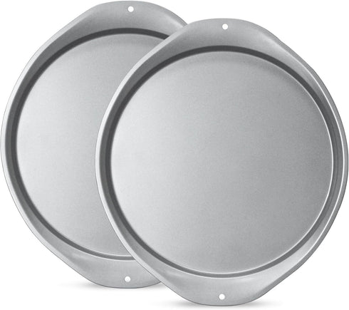 Pizza Pan - 14 Inch Nonstick Pizza Pan for Oven with Widen Handles for Cooking, Baking, and Grilling - Durable, Even Heating, Long-Lasting Kitchen...