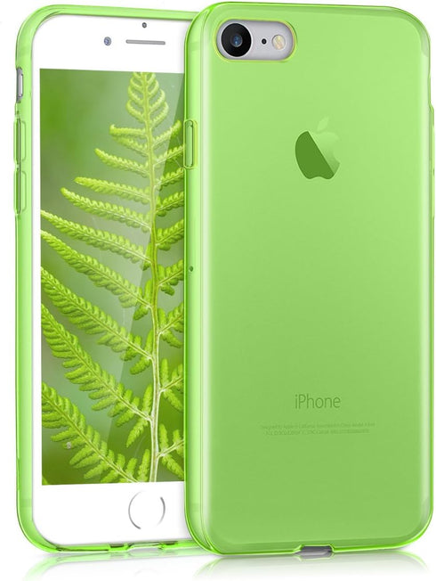 kwmobile Case Compatible with Apple iPhone SE (2022) / iPhone SE (2020) / iPhone 8 / iPhone 7 - Clear Case Soft Slim Flexible Protective TPU Phone...