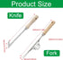 Garden Weeding Tool Set Stainless Steel Weed Puller Tool Removal Weed Puller Yard Gardening Lawn Tool for Sidewalk Patio Wall Crevice(Sickle+Fork...