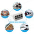 50pcs 8 Port Push-in Electrical Wire Connector, PCT-108 Quick Connection Terminal Compact Wire Connector for 18-12 AWG Solid Stranded Wires...