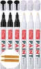Paint Pen Acrylic Marker,6 Pack 2.0mm Paint Marker for Ceramic, Glass and Stone Painting,Permanent Oil Based Paint Markers with 2 Extra Chisel Tip...