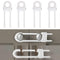 Sliding Cabinet Locks, Child Safety Locks U-Shaped Adjustable Child Proof Locks Multi-Purpose Latches for Drawers Closets Refrigerators Storage Do...