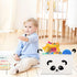 Rectangle Panda Storage Basket with Handles, Collapsible Storage Box,Cute Canvas Toy Bin for Pet/Kids,Gift Basket,Room Decor(PANDA)...