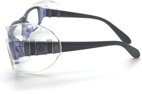 Wanty Universal B52/B26+ Wing Mate Safety Glasses Side Shields - Fits Small/Medium Eyeglasses (4 Pcs M)...