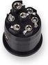 2 Pcs Trailer Side 7-Way Round Wiring Harness Socket with Spring Guard - 7 Pin Trailer-Side Wiring Harness Connector...