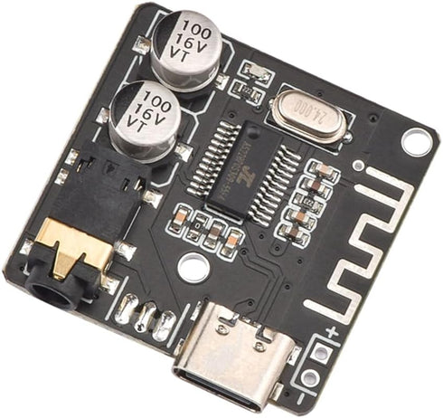 HiLetgo 5pcs Bluetooth 5.0 Mp3 Lossless Decoder Board VHM-314 USB-C Audio Bluetooth Receiver Board Wireless Stereo Music Module Type-C...