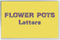 Hygloss Products Bulletin Board Letters and Numbers – Punch Out Flower Pot Design Combo – 3 Inch, 350 Pieces...
