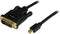 StarTech.com 6ft (1.8m) Mini DisplayPort to DVI Cable - Mini DP to DVI Adapter Cable - 1080p Video - Passive mDP 1.2 to DVI-D Single Link - mDP or...
