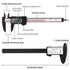 Digital Caliper, Esydon Upgraded Calipers 6 inch, Measuring Tool, Electronic Ruler, with Large LCD Screen, Auto-Off Feature, Inch and Millimeter C...