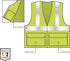 Ergodyne Unisex - Class 2 Standard Solid Vest Zipper, Zippered Lime, XX-Large-3X-Large US...