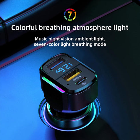 GemCoo USB C Car Charger, 80W PD36W&QC3.0 Fast Charging Car Charger Adapter Cigarette Lighter Charger Plug for iPhone 14 13 12 11, iPad, Samsung G...
