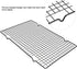 16 * 10 inch Cooling Rack for Baking, BBQ Grill Mesh Metal BBQ Barbecue Grill Grilling Mesh Wire Cooking Net Outdoor,Barbecue Grilled Grid?Black?...