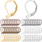 SUNNYCLUE 1 Box 180Pcs Leverback Earring Hooks Bulk French Earring Hook Lever Back Ear Wires with Open Loop Hypoallergenic Brass Leverbacks Hoop E...