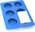 X-Haibei Round Guest Basic Soap Lotion Bar Silicone Mold Dia. 2 inch,Height 0.7 inch per Cavity 2oz per Cell...