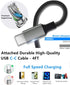 USB C Car Charger, 60W 2-Port Super Fast Car Charger Adapter, QC30W with 4ft 30W Super Fast Type C Cable Car Charger Fast Charging for Galaxy S24 ...