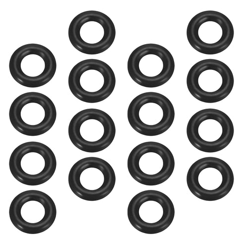 Othmro 50Pcs Nitrile Rubber O-Rings 0.13in Wire Dia 0.51in OD Metric Sealing Nitrile NBR Rubber Washers Round Buna-N O-Rings for Air Sealing Profe...