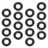 Othmro 50Pcs Nitrile Rubber O-Rings 0.13in Wire Dia 0.51in OD Metric Sealing Nitrile NBR Rubber Washers Round Buna-N O-Rings for Air Sealing Profe...
