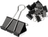 ZZTX Black Binder Clips Paper Clamps Clips Medium Size, 1.3 Inches, 36 Pack...