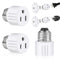 Outlet Light Socket Adapter,Screw in Outlet Socket,E26 Light Bulb to Outlet Socket Converter,Light Bulb Plug Adapter for Porch Light Socket,Camera...
