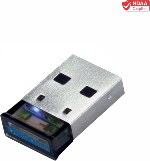 TRENDnet Low Energy Micro Bluetooth 4.0 Class I USB 2.0 with Distance up to 10 Meters/32.8 Feet. Compatible with Win 8.1/8/7/Vista/XP. Classic Blu...