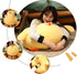 Funny Fat Chicken Plush Pillow 17.7", Super Soft Simulation Mother Hen Doll, Cute Plush Chicken Pillow, Chicken Plush Neck Pillow,Yellow Chicken S...