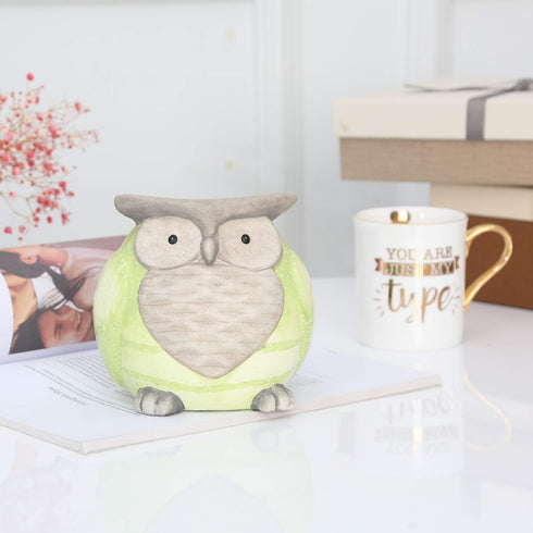 Topadorn Ceramic Owl Statue for Garden Décor,Garden Statue Figurine Tableshelp Ornaments Statues...