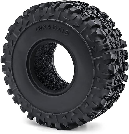 1Pcs 1.9 Inch RC Crawler Tires Rubber Mud Grappler Wheel Tires for Axial SCX10 Trx4m RC Car Upgrade...