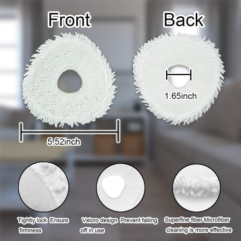Replacement Parts Accessories for Robot Sweeping Narwal T10 Vacuum Cleaner, 4 Mop Cloth 2 filters 4 side brush Parts...