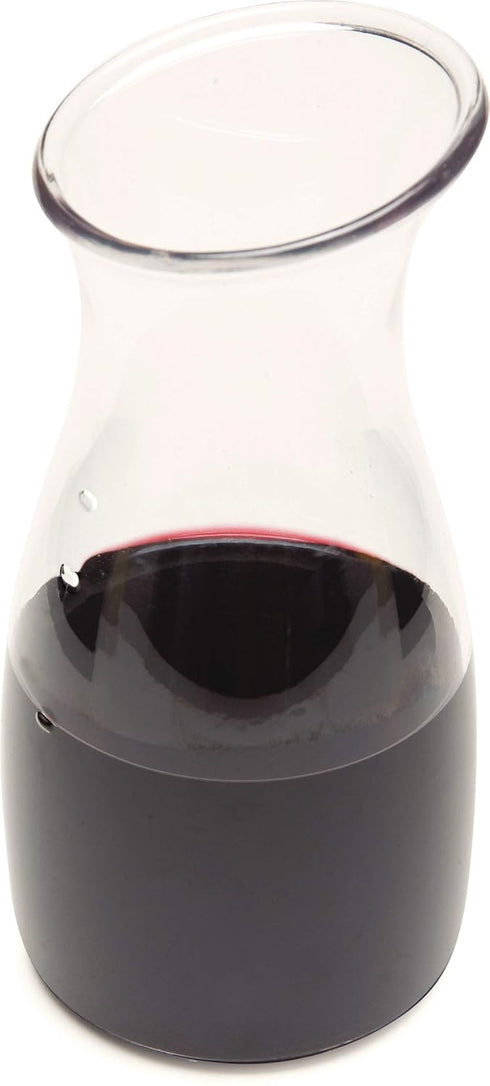 Carlisle FoodService Products 7090007 Cascata Carafe Juice Jar Beverage Decanter Only, Plastic, .25 L, Clear, 1 Count (Pack of 1)...