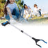Trash Grabber Aluminum Alloy ABS Material Folding Design Grabber Pickup Tool Lightweight Portable Blue Black Labor Saving Picker Reaching Aids...