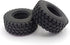 4pcs 1.0" Crawler Tires Micro Rubber Tires for SCX24 Gladiator Bronco C10 JLU Deadbolt B17 Axial 1/24 RC Crawler Car (54 mm)...