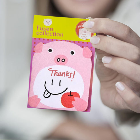 16 Pieces Cute Sticky Notes Cartoon Animal Sticky Notes Kawaii Self Sticky Memo Pads Notes for Kids Students Home School Office Easter Bunny Gifts...