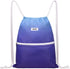 WANDF Drawstring Backpack String Bag Sackpack Cinch Water Resistant Nylon for Gym Shopping Sport Yoga (Blue)...