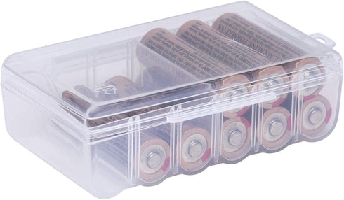 Dial Industries AA Battery Storage Box (B328FN), Clear, 12 AA...