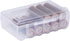 Dial Industries AA Battery Storage Box (B328FN), Clear, 12 AA...