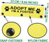 JXGZSO Adopt Me I’m A Foster Leash Sleeve Wrap Adopt Me Dog Leash Cover Dog Gift Dog Owner Gift Dog Rescue Gift (I'M A FOSTER DLS)...