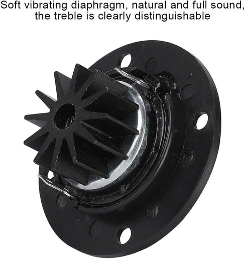 2pcs 30w 6? High Fidelity Speaker Silk Film Hemispheric Tweeter with Iron Boron Driver, Smooth 20mm Diaphragm, Suitable for Speakers Over 8 Inches...