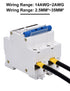 DIHOOL 100 Amp Circuit Breaker DIN Rail Mount 2 Pole AC 110V Low Voltage disconnect switch...