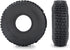 RCHUBAM 4PCS 1.0" Crawler Tires Rubber Tires 65mm for 1/18 TRX4M 1/24 Axial SCX24 Deadbolt Bronco RC Crawler Car...