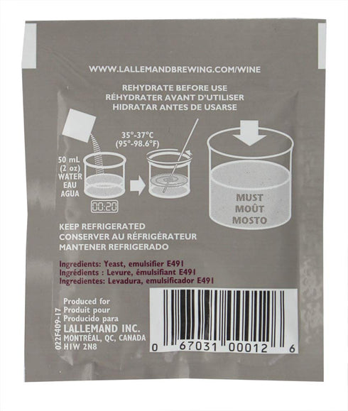 Lalvin - UX-Y1XE-IDOI Wine Yeast 71B Yeast, 10 Packs, Multicolor...