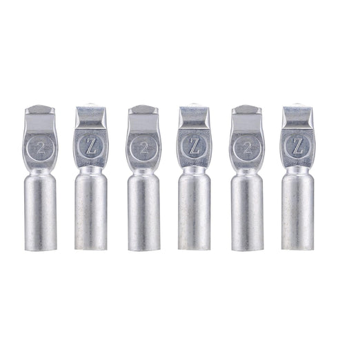 MUYI 6 Pieces Replacement Terminal Pins for 175A 2-4 AWG Towing Winch Systems Battery Quick Disconnect/Connect Wire Harness Plug Connectors...