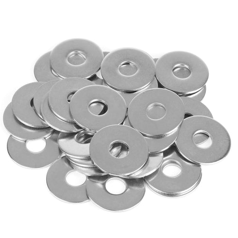 35 Pieces 3/8" Stainless Flat Washers, 1-1/4" Outside Diameter, 0.078" Thickness, 18-8 (304) Stainless Steel Washers, Metal Washers, Flat Washers ...