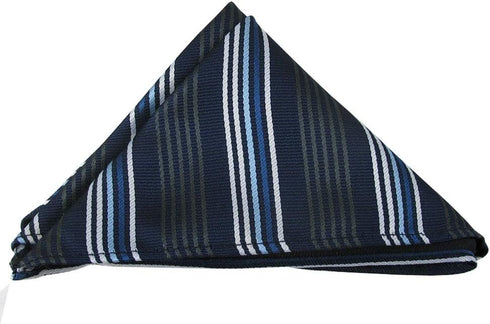 Jacob Alexander Urban Stripe Pocket Square Handkerchief...