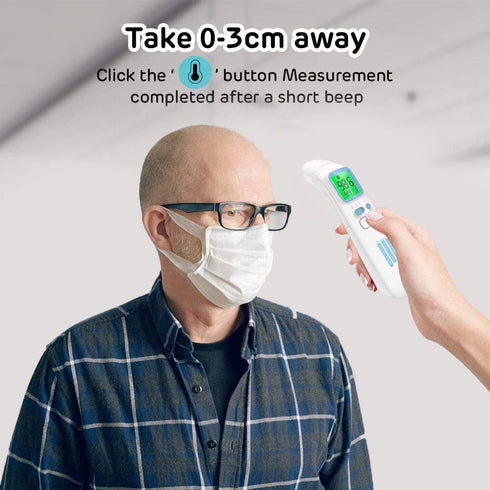 Touchless Thermometer for Adults,Forehead and Ear LCD Display Thermometer for Fever,Infrared Magnetic Thermometer for Baby Kids Surface and Room...