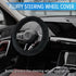 ASUBHA Car Steering Wheel Cover, Fluffy Steering Wheel Cover, Soft Warm Non-Slip Car Interior Accessories Fits 14.5-15 inches Outer Diameter Car S...
