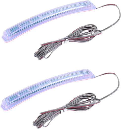 1 Pair Turn Signal Side Mirror Strip Lights Mirror Reflector Light Cars Car Mirror Light Truck Marker Strip Light Car Turn Light Trucks Rearview M...
